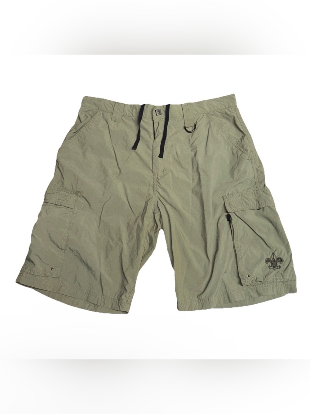Boy Scouts Shorts Adult Medium‎ Green Centennial Uniform Supplex Nylon Cargo